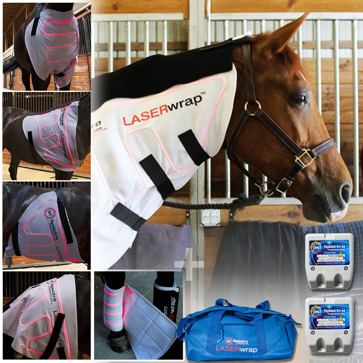 LASERwrap® Equine Body Pad/Neck Wrap with Tendon Boots